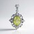 Pendentif en argent et Quartz de l'Ouro Verde