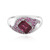 Rhodolite Silver Ring (de Melo)
