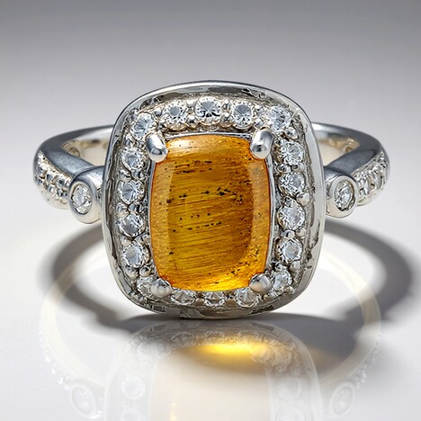 Bague en argent et Œil de Tigre