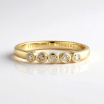 Anello in oro con Diamante Cioccolato I2 (SUHANA)