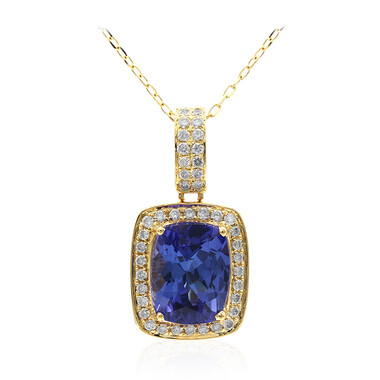 14K AAA Tanzanite Gold Necklace (CIRARI)