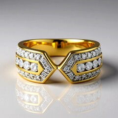 Anello in oro con Diamante SI1 (G) (Annette)