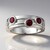 Anello in argento con Rubino della Birmania (Pallanova)