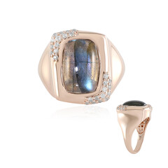 Anello in argento con Labradorite Blu Maniry (KM by Juwelo)