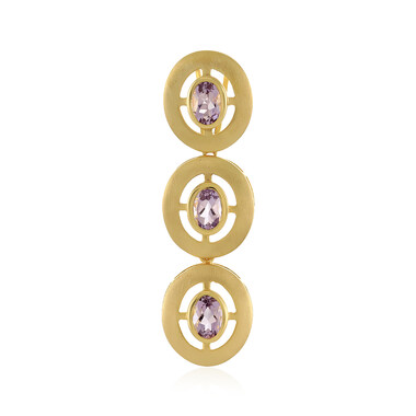 Lavendel-Amethyst-Silberanhänger (MONOSONO COLLECTION)