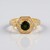 Anello in argento con Diopside Russo