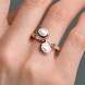 White Moonstone Silver Ring (KM by Juwelo)