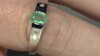 Anillo en plata con Esmeralda de Rusia