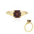 Anillo en plata con Zircón rosado (Adela Silber)