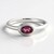 Anello in argento con Granato Malawi