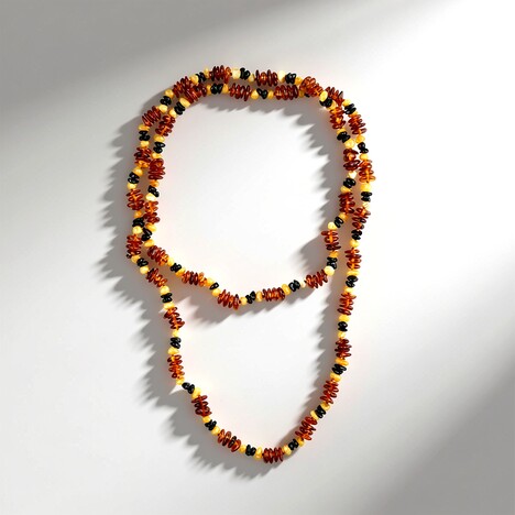 Collana con Ambra Cioccolato