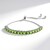 Bracciale in argento con Peridoto della Birmania