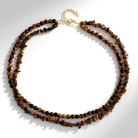 Collana in argento con Occhio di Tigre