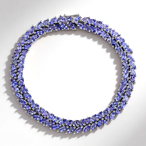 Bracciale in argento con Tanzanite
