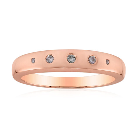 Pinkfarbener I3 Argyle-Brillant-Goldring (Mark Tremonti)