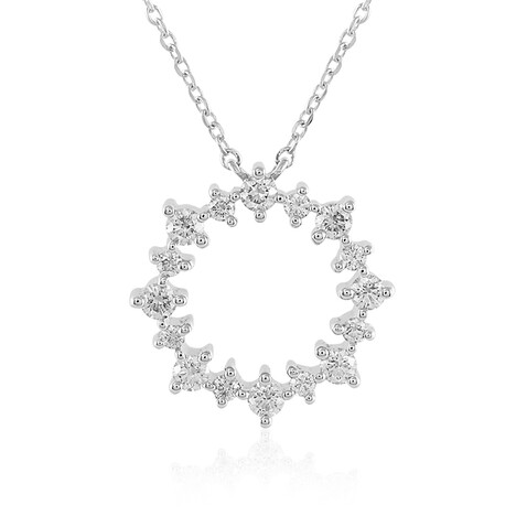 Gouden halsketting met Loepzuivere (F) Diamanten (LUCENT DIAMONDS)