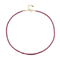 Collana in argento con Rubino del Madagascar