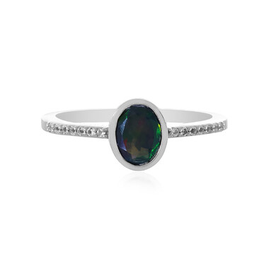 Anello in argento con Opale Mezezo