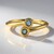 Anello in argento con Acquamarina Santa Maria