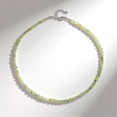 Collana in argento con Giada Canadese