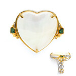 Bague en argent et Perle blanche de Mabe (Gems en Vogue)