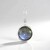 Ciondolo in argento con Labradorite Blu Maniry