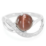 Anello in argento con Scapolite Occhio di Gatto