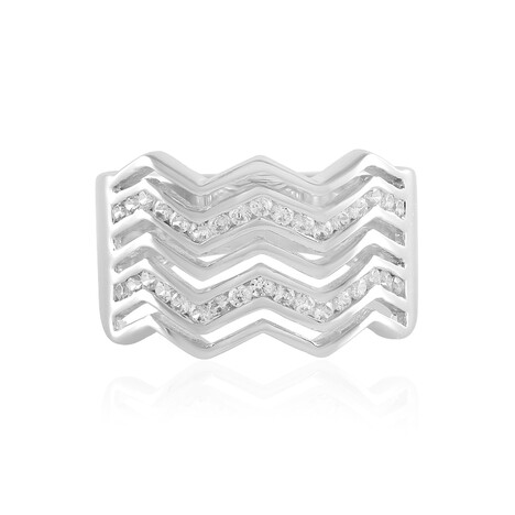 Anello in argento con Zircone (de Melo)