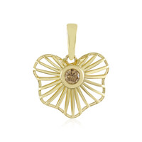 Pendentif en or et Diamant champagne I2 (Ornaments by de Melo)