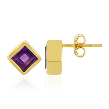 Orecchini in argento con Ametista (MONOSONO COLLECTION)