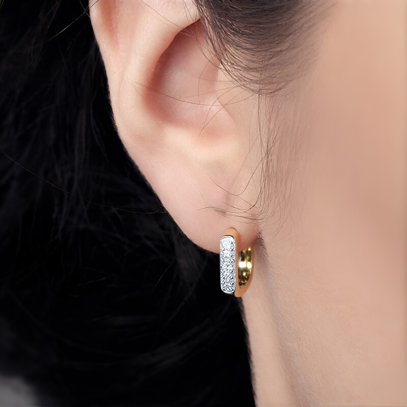 Orecchini in argento con Zircone