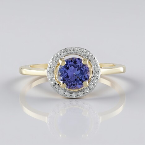 Bague en or et Tanzanite