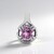 Ciondolo in argento con Ametista Rose de France