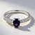 Anello in argento con Ametista