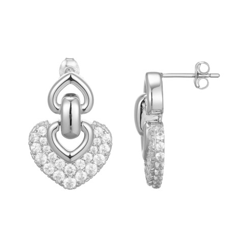 Zirkon-Silberohrringe (Adela Silber)