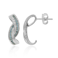 Orecchini in argento con Topazio Blu Londra