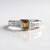 Anello in argento con Zircone Giallo