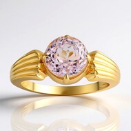 Anello in argento con Kunzite