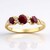 Anello in oro con Rubino Mozambico AAA (CIRARI)