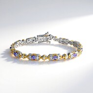 Bracciale in argento con Tanzanite (Gems en Vogue)