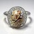 Anello in argento con Diaspro Dentritico Sonora