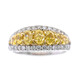 Anillo en oro con Diamante amarillo SI2 (CIRARI)