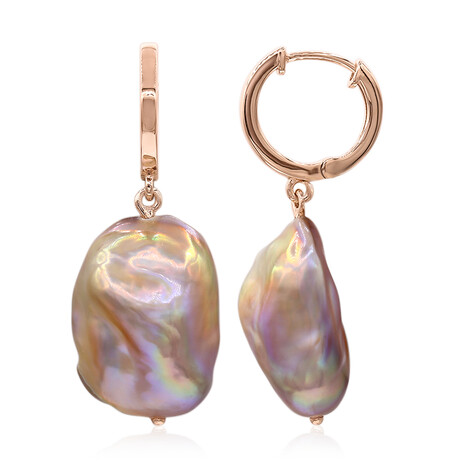 Ming-Perlen-Silberohrringe (TPC)