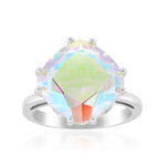 Mondlicht-Quarz-Silberring