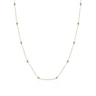 I2 Schokoladen-Brillant-Goldcollier (SUHANA)