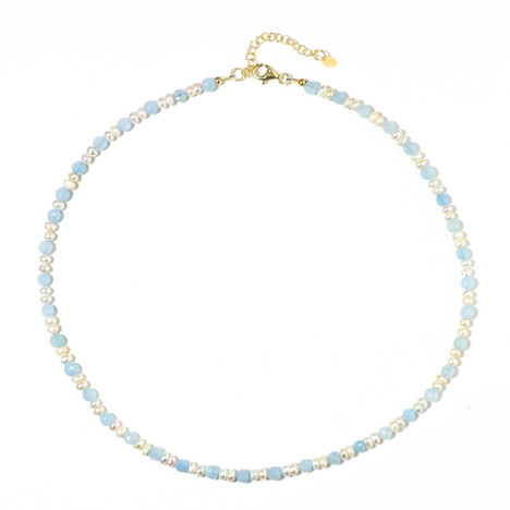 Collana in argento con Acquamarina Brasiliana
