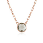 Collana in argento con Ametista Verde (Adela Silber)