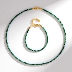 Parure in argento con Giada del Guatemala