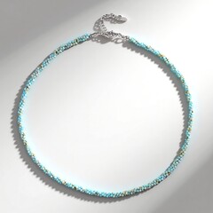 Collana in argento con Emimorfite