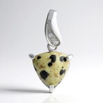 Ciondolo in argento con Diaspro Dalmata